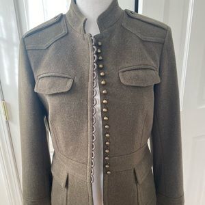 J. Crew military style wool jacket